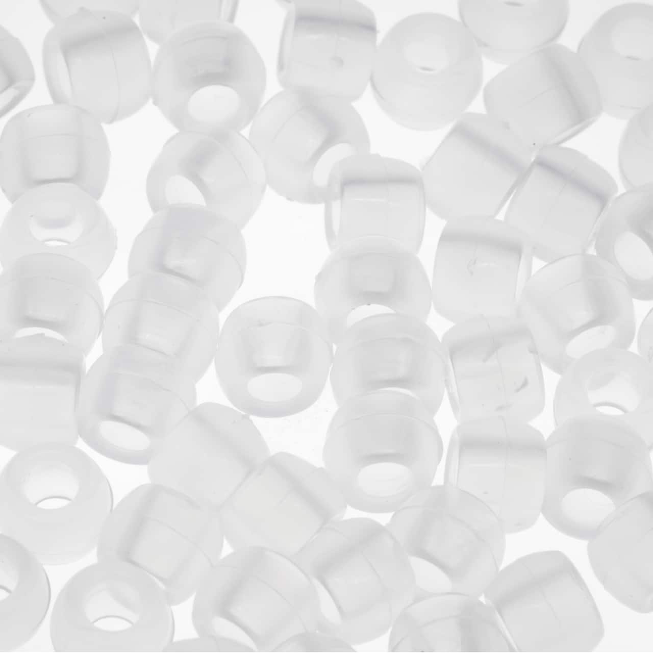 Colour Change Clear Pony Beads, 8mm by Creatology™